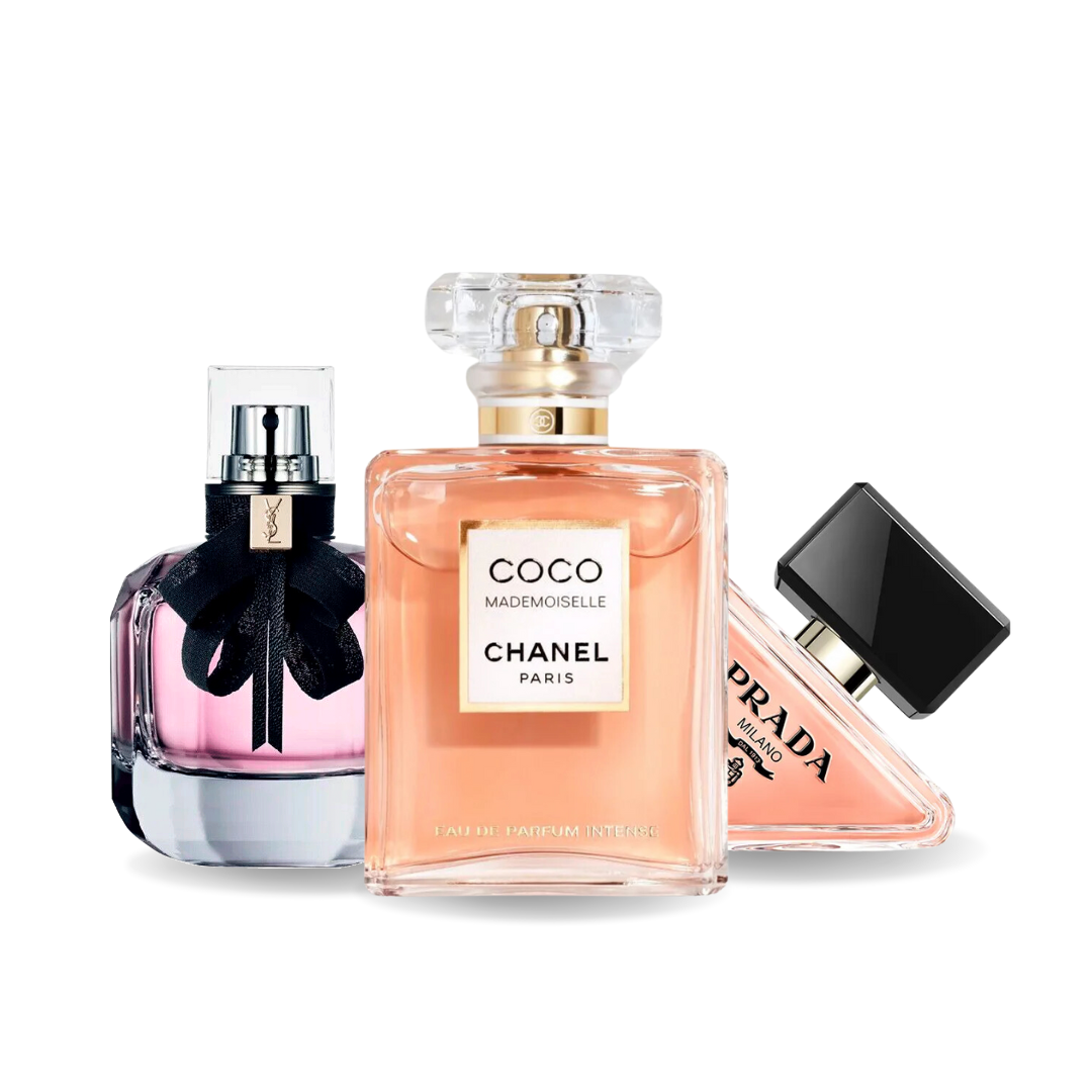 Set 3 parfumuri Prada PARADOXE, COCO MADEMOISELLE și MON PARIS 100 ml