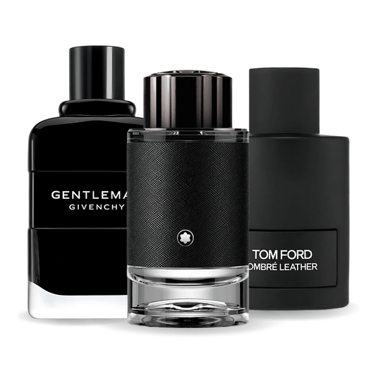 Set 3 parfumuri – Tom Ford Ombre Leather, Givenchy Gentleman, Montblanc Explorer 100 ml